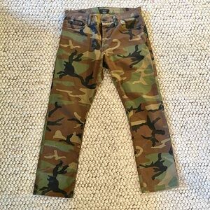 Polo Ralph Camo Denim Pants Men’s 33x30